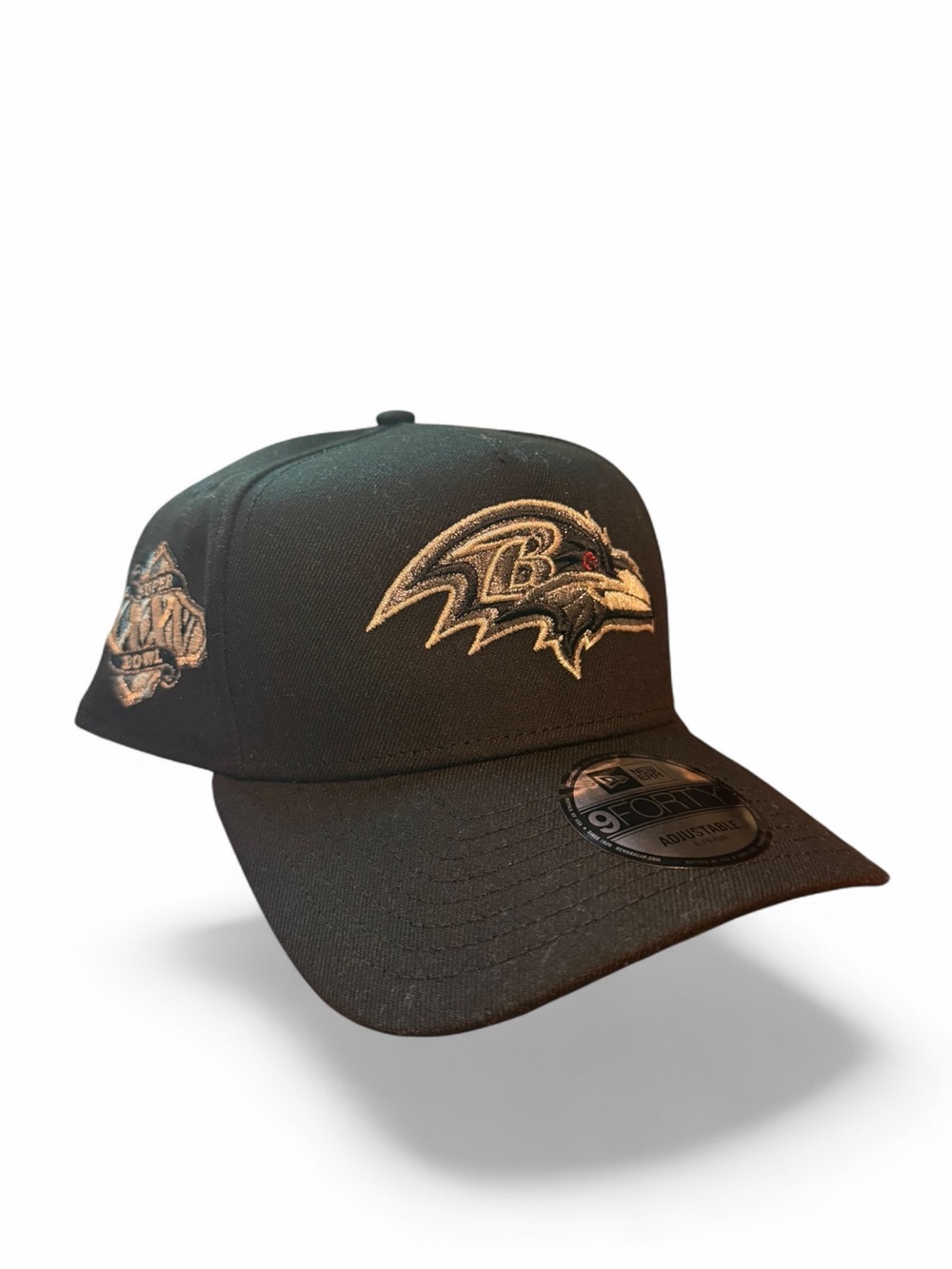 New Era Baltimore Ravens Exclusive blk NFL 9FORTY A-Frame SB Patch Snapback Cap